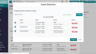 Copy Events Within a Booking