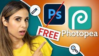 Photoshop Tutorial for Beginners without Spending Money on Photoshop (Use Photopea Instead)