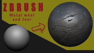 ZBrush Quick Tip Series: How to Create Metal Wear and Tear