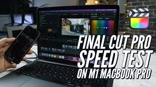 M1 Chip - Final Cut Pro SPEED TEST on Apple 13" 2020 MacBook Pro