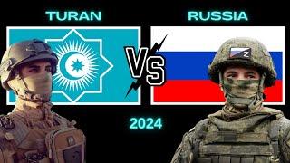 Turan Army vs Russia Military Power Comparison 2024 | Turan vs Rusya Askeri Güç karşılaştırması 2024