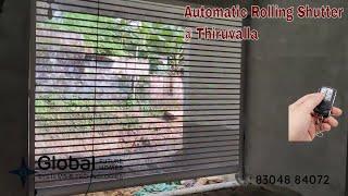 Automatic Perforated Rolling Shutter installed at Mallappally, Pathanamthitta | 8304884072