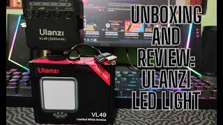 UNBOXING AND REVIEW: ULANZI LED LIGHT