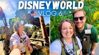 WALT DISNEY WORLD!  VLOG 6 • Wild Africa Trek in Animal Kingdom, Fantasmic & Steakhouse 71 