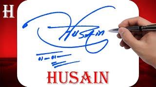 Husain Name Signature Style | H Signature Style | Signature Style of My Name Husain