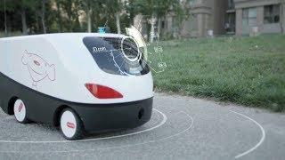 How do driverless vehicles deliver packages