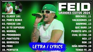 FEID MIX EXITOS 2024 - VIDEO LYRICS/LETRA - LA CANCIÓN MÁS EXITOSA DE FEID - CLASSY 101, Normal...