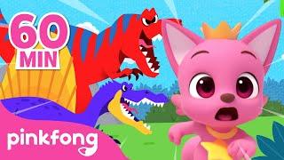 Ankylosaurus and Tyrannosaurus Rex! | Pinkfong Dinosaurs Songs | Kids Songs | Pinkfong Baby Shark