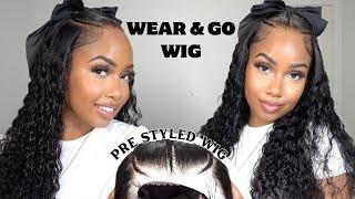 Another Winner! Pre Styled & Pre Everything Deep Wave 13x6 Frontal Wig Install | West Kiss Hair