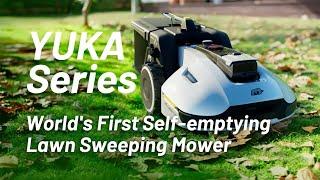 Introducing YUKA: The World's First Self-Emptying Lawn Sweeping Mower