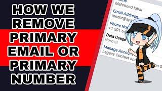 HOW WE REMOVE PRIMARY MAIL OR PRIMARY NUMBER FROM  FACEBOOK ACCOUNT|| BY MISS TRICKER