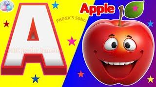 Phonics Song / ABC Song / ABC lyrics song / Kiddos Study Zone / ABCD Song /A for Apple #phonics_song