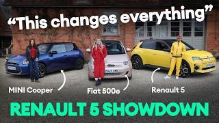 Retro Rivals Reborn: Renault 5 Electric vs MINI Cooper EV vs Fiat 500e – Which One Wins?