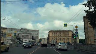 [4K] A real Russia — Driving downtown in Saint Petersburg