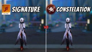 C1 vs Signature!! Who to pull for Arlecchino?? [ Genshin Impact ]