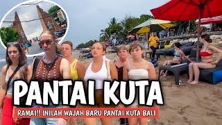 Ramai situasi Pantai Kuta Bali: Virtual tour di Kuta Bali