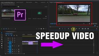 How To Speed Up Video Clip - Adobe Premiere Pro