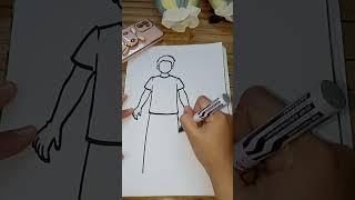 How to draw a "man" re Neuro Psychological Examination Preparation| Very Easy Drawings