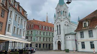 Riga - Latvia Old Town | Walking Tour | Latvia 