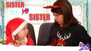 SISTER vs SISTER Pepparkakshus CHALLENGE med en TWIST