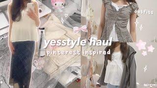 yesstyle try-on haul  ₊⋆ pinterest clothing, cute accessories, acubi style, review + my thoughts