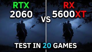 RX 5600 XT vs RTX 2060 | Test In 20 Games at 1080p | 2024