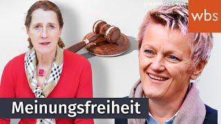 Wo liegen die Grenzen der Meinungsfreiheit? Renate Künast siegt vor BVerfG | WBS - Die Experten