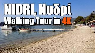 Lefkada, Greece | NIDRI - Walking Tour - Beaches, Port & Main Street