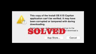 El capitan installing Error in Macbook (This copy of the Install OS X El Capitan can't verfiy) Fix!!