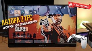 Arzopa 16.1" 144Hz Portable Gaming Monitor - unbox & test