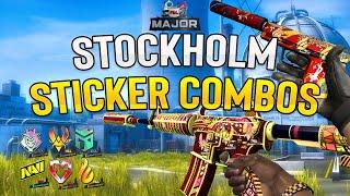 Best PGL Stockholm 2021 Sticker Combos - CSGO