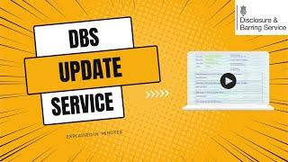 How to Enroll Your DBS Update Service?