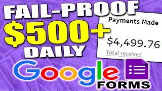 How To Make Money Online Today With Google Forms ($500+ Daily) With Affiliate Marketing!