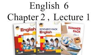 English Class 6 Chapter 2 Lecture 1