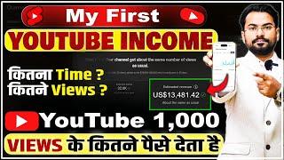 My Monthly YouTube Income 10 Lac   $13,481.42 || Expert CA Sachin Earning ? ||