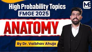 Anatomy High Probability Questions session | Dr. Vaibhav Ahuja | FMGE 2024