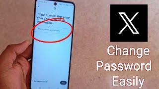 How To Change & Forget Twitter Password 2024 || How To Change Twitter Password if Forgotten 2024