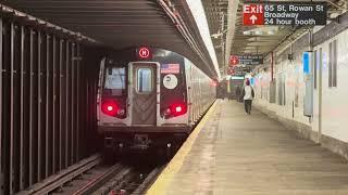 NYCT Subway: IND Queens Boulevard PM Rush Hour Service at 65th Street