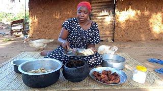 African Village Life//Cooking Most Appetizing Delicious Village Traditional Food