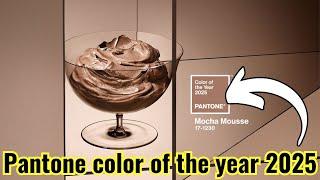 pantone color of the year 2025 || Mocha Mousse - Pantone Color of the Year