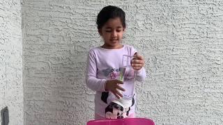 Rajvi’s Fun club - Making Tornado in water bottle. Kids science experiments.