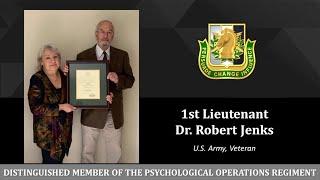 Dr  1st Lieutenant Robert Jenks - DMOR