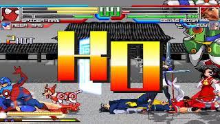 NICK54222 MUGEN: Team Spider-Man VS Team Seong Mi-na (Dharrel Daita)