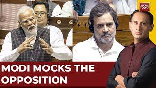 PM Modi Mocks Opposition During His Rajya Sabha Speech, Says 'Oppn Can't Digest 3rd Loss'