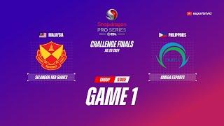 Selangor Red Giants vs Omega Esports GAME 1 SPS Season 5 Challenge Finals | OMG VS SRG ESPORTSTV