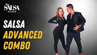 Salsa Dancing Tutorial: ADVANCED Salsa Combination 