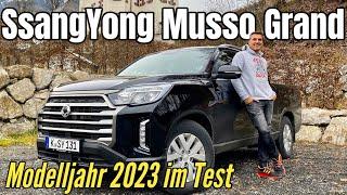 SsangYong Musso Grand Modelljahr 2023: Pick-up mit Dieselmotor und Doppelkabine im Test | Review