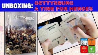 Gettysburg A Time for Heroes Unboxing