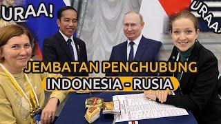 WOW!!! WANITA RUSIA INI KENALKAN INDONESIA DI EXPO BESAR DI RUSIA