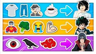 GUESS the ANIME CHARACTER by EMOJIS ️ Guess the anime character | Anime Emoji Quiz!